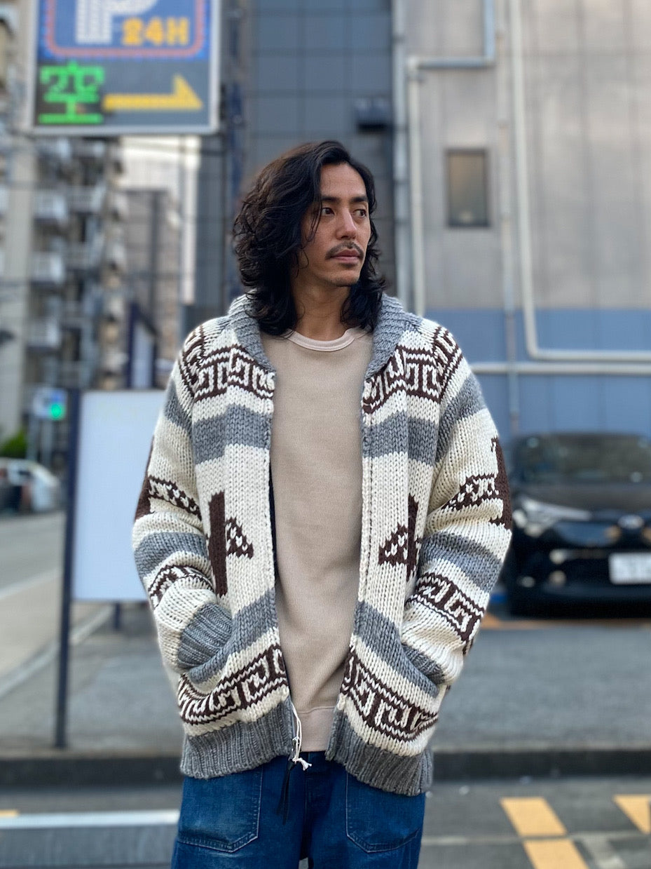 HOUSTON COWICHAN KNIT CARDIGAN｜UTSURA