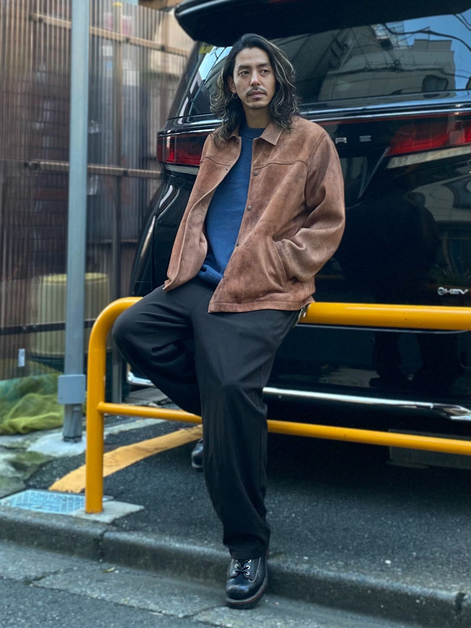 レザーコーチジャケット