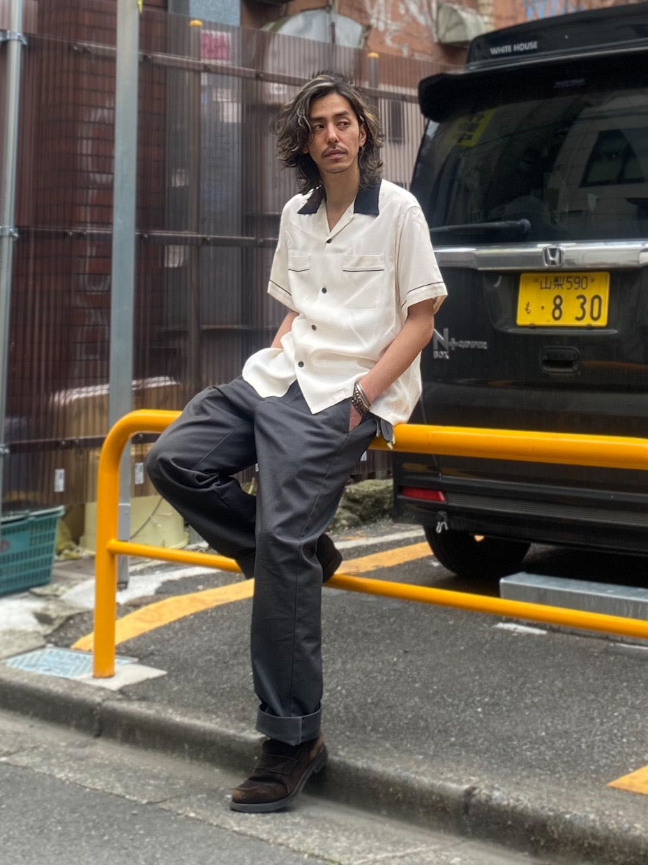 PIPING RAYON BOWLING SHIRT
