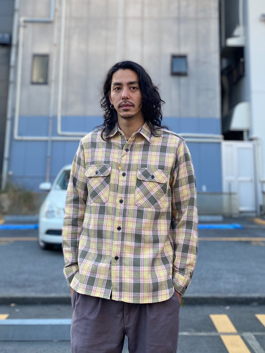 Sugar Cane TWILL CHECK WORK SHIRTS｜UTSURA