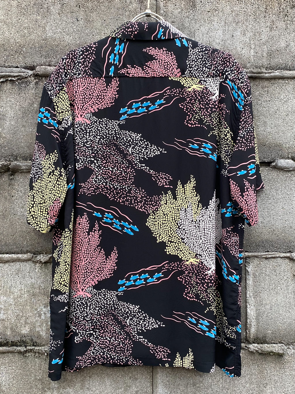 S/S RAYON HAWAIIAN SHIRT“SEAFAN”
