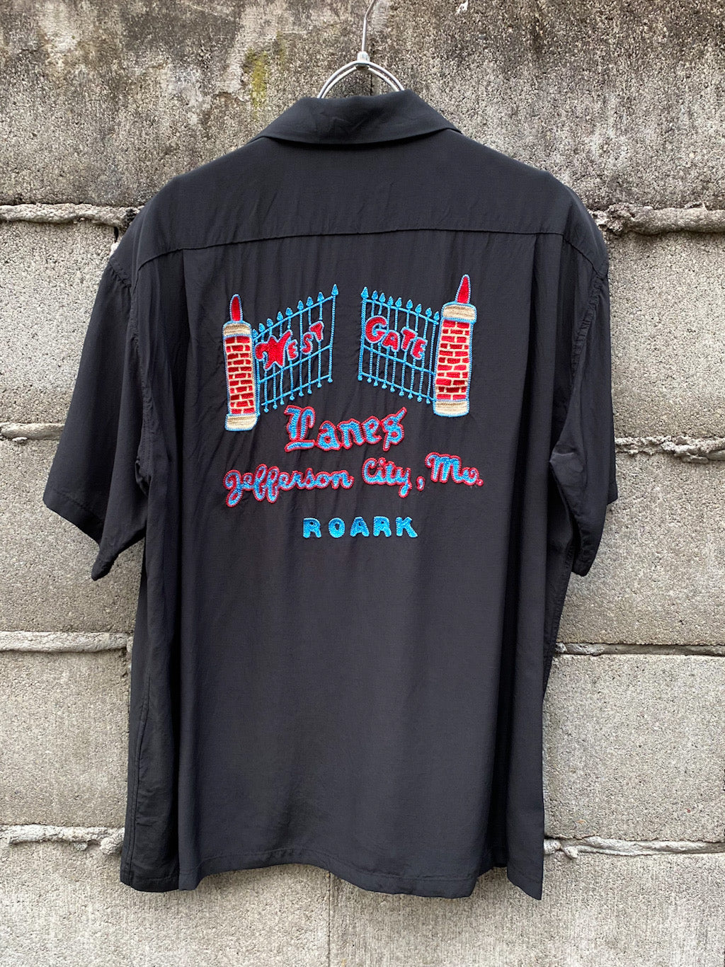 RAYON BOWLING SHIRT "WEST GATE LANES"
