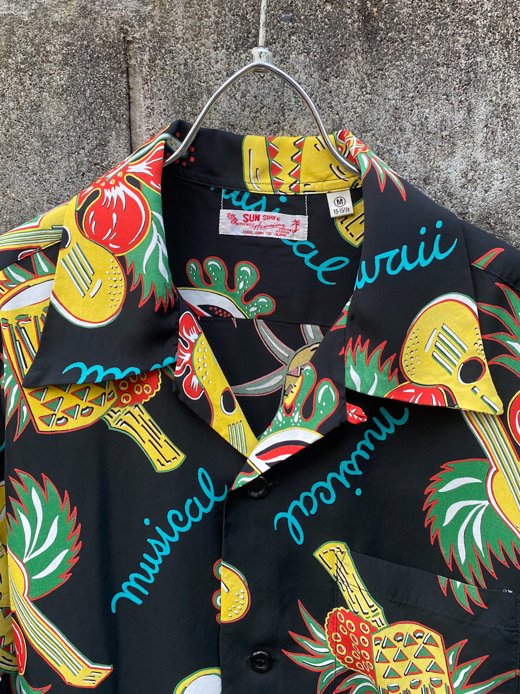 RAYON HAWAIIAN SHIRT “HAWAII MUSICAL”