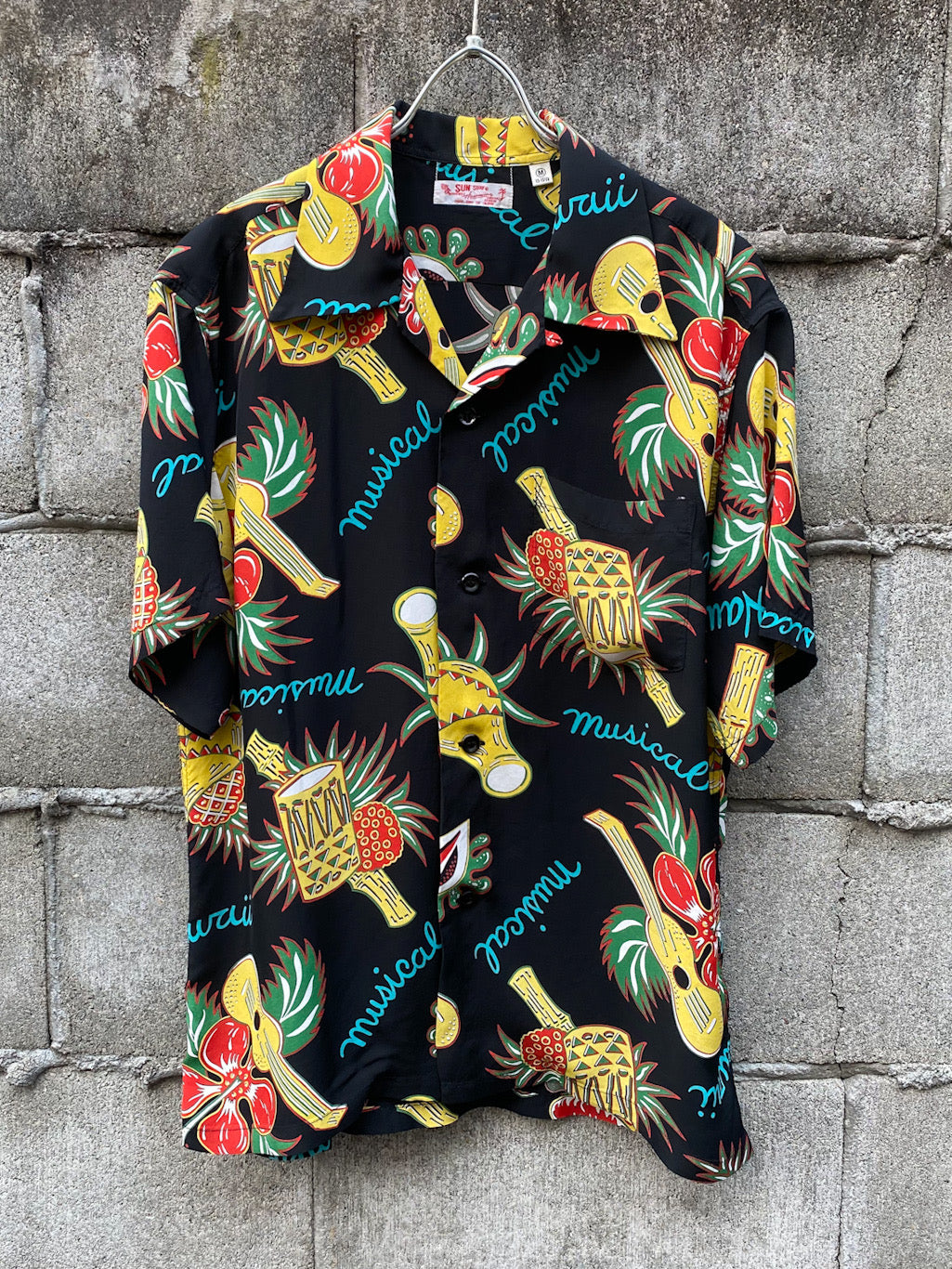 RAYON HAWAIIAN SHIRT “HAWAII MUSICAL”