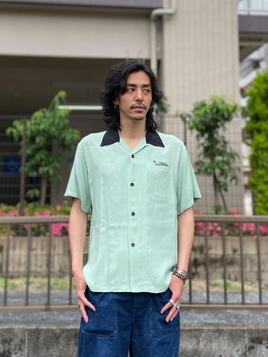 RAYON BOWLING SHIRT "ALONZO'S COFFEE SHOP INC."