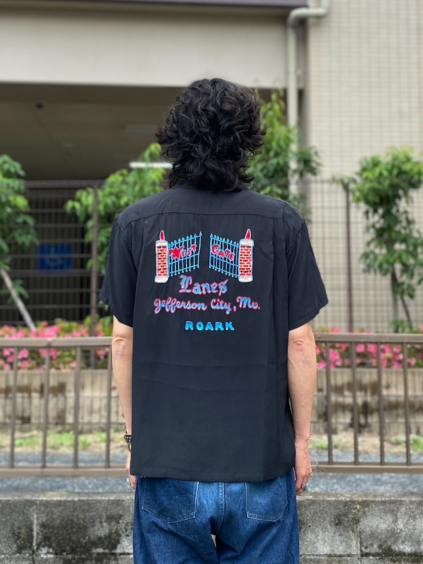 RAYON BOWLING SHIRT "WEST GATE LANES"