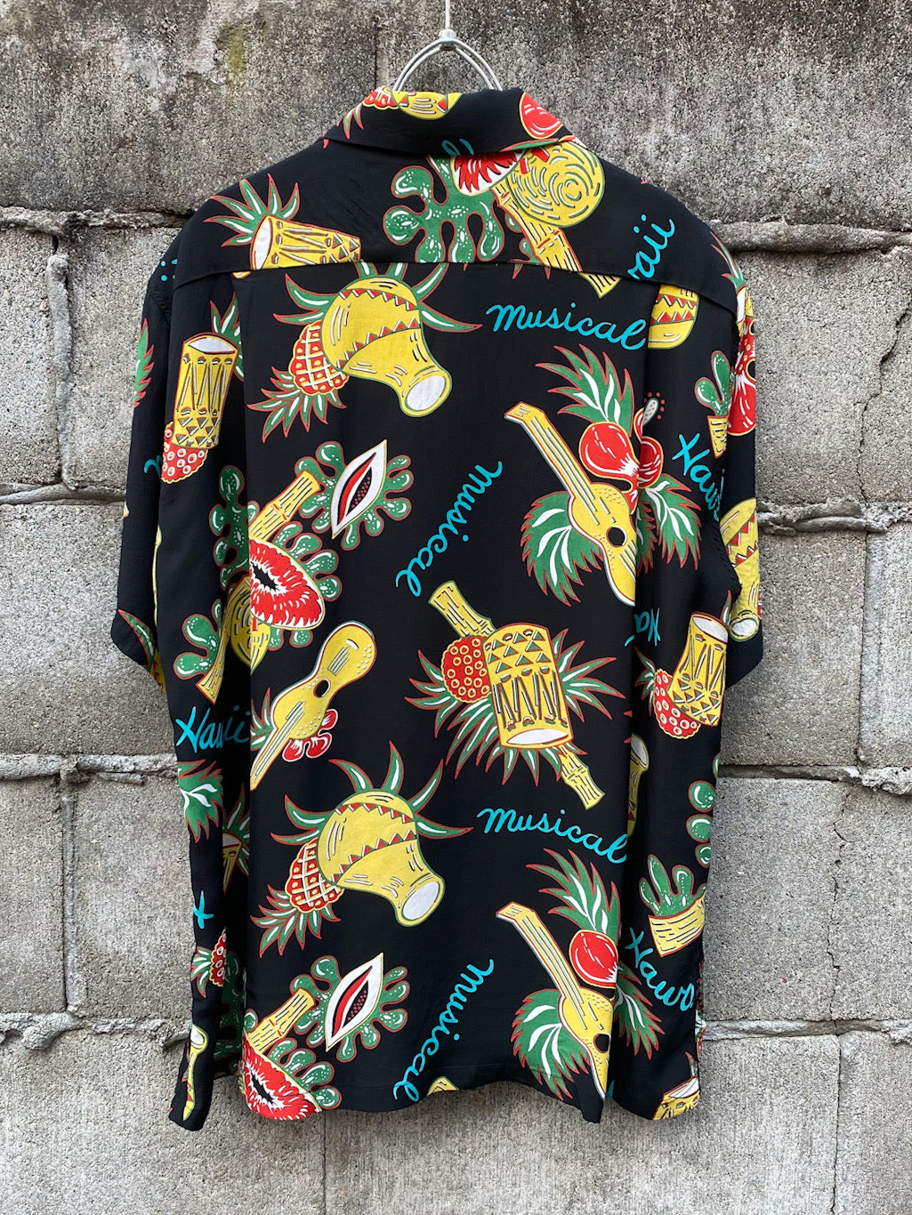 RAYON HAWAIIAN SHIRT “HAWAII MUSICAL”