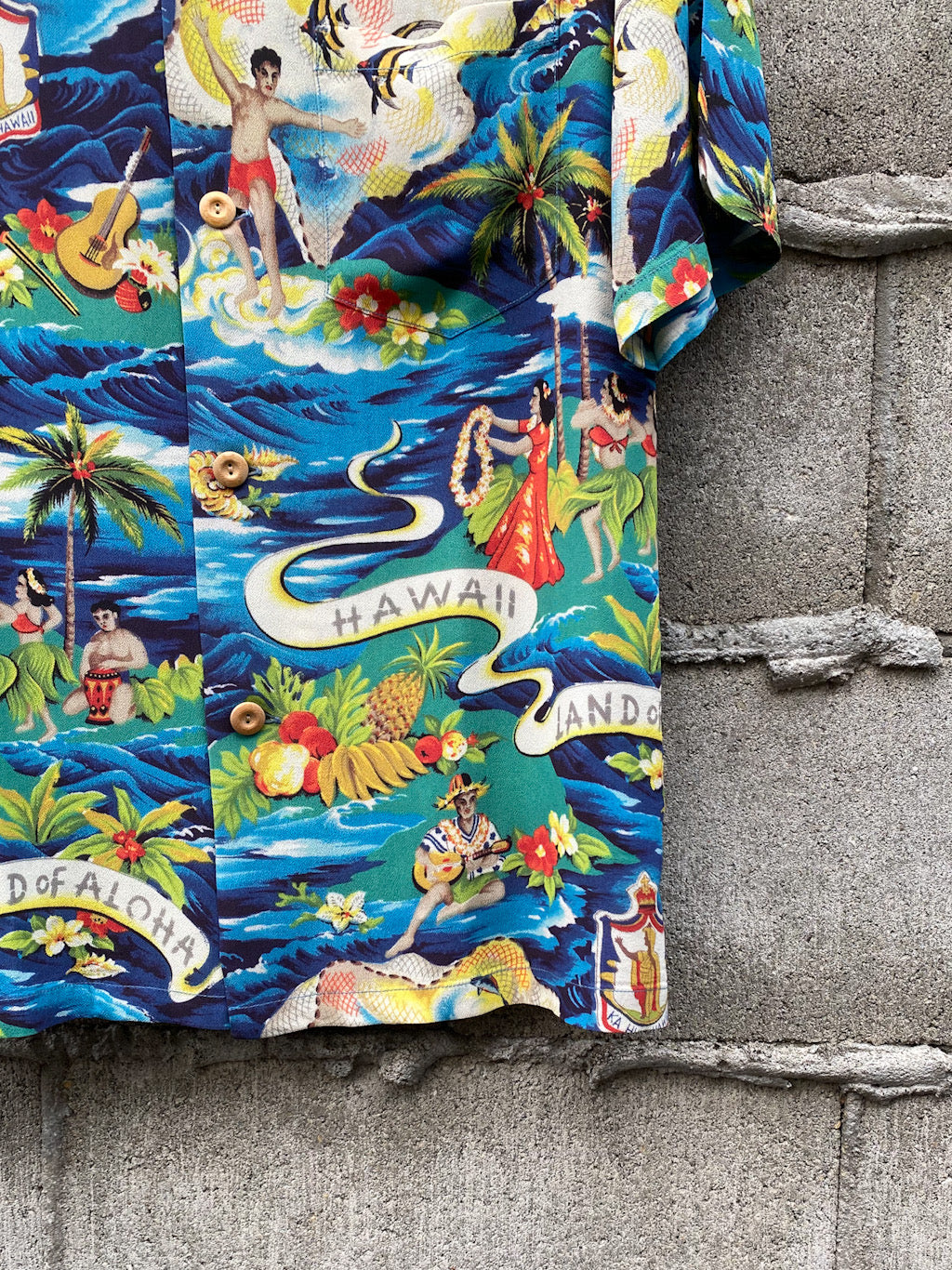 SUN SURF SPECIAL EDITION LAND OF ALOHA HALE HAWAII Aloha Shirt