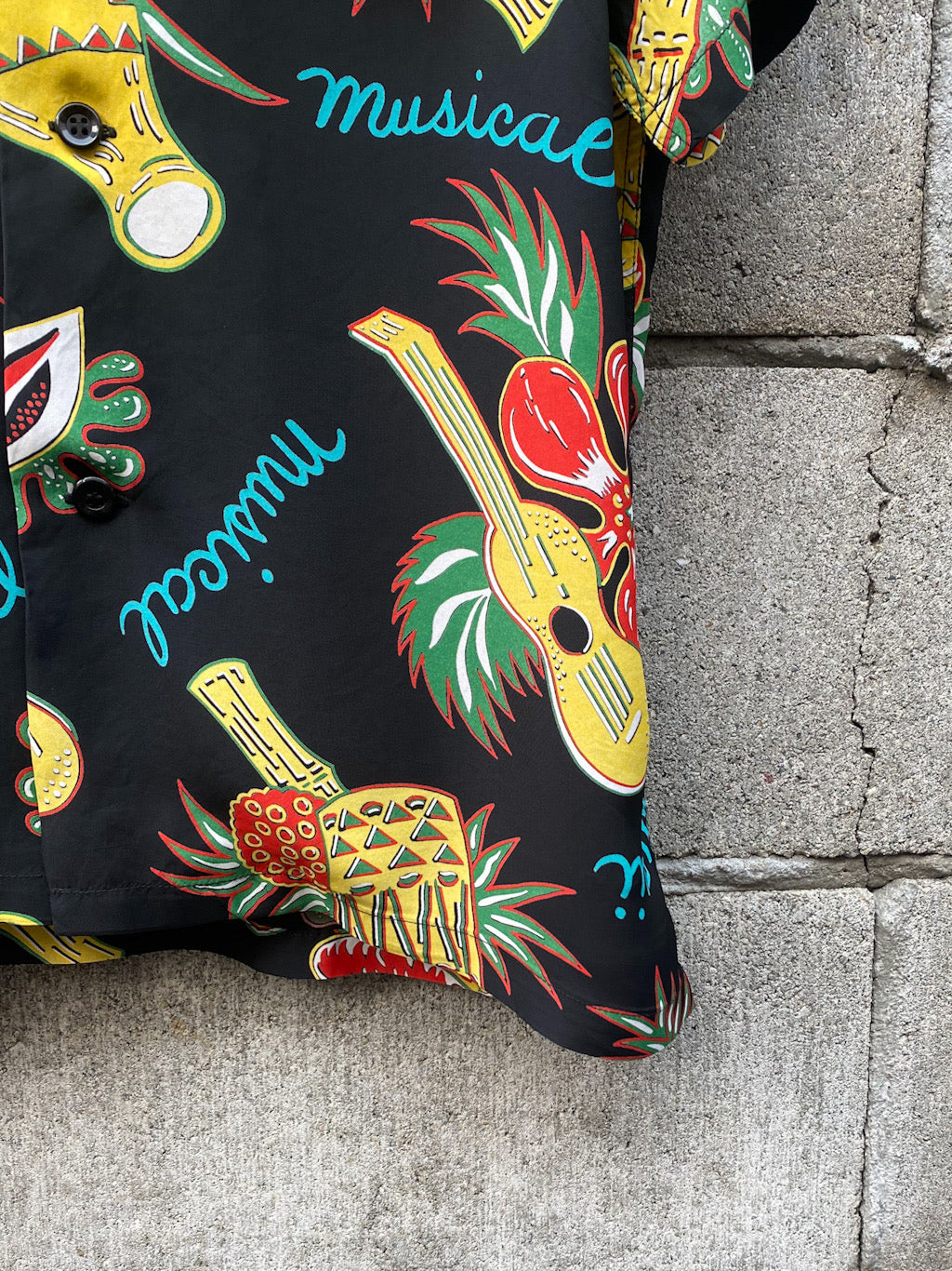 RAYON HAWAIIAN SHIRT “HAWAII MUSICAL”