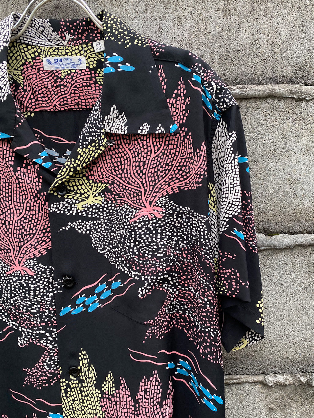 S/S RAYON HAWAIIAN SHIRT“SEAFAN”