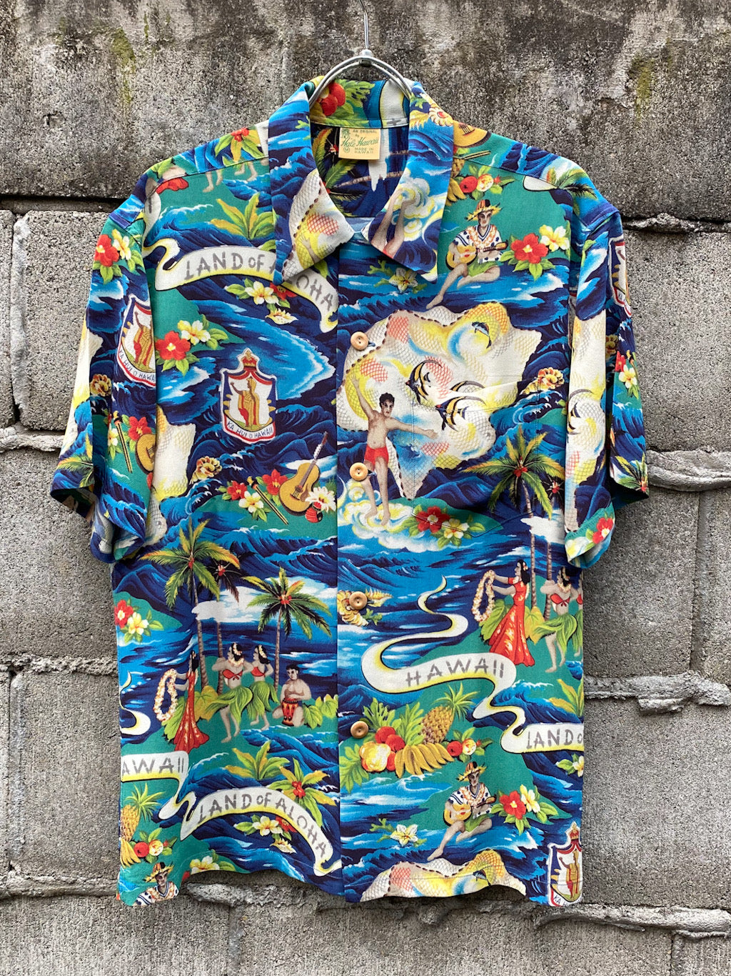 SUN SURF SPECIAL EDITION LAND OF ALOHA HALE HAWAII Aloha Shirt