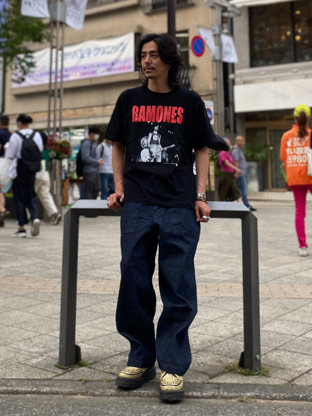 "RAMONES/ラモーンズ" S/S tee