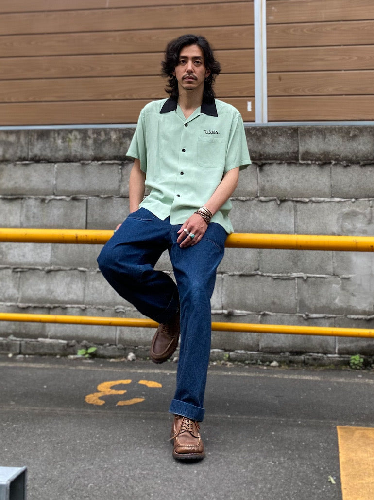 RAYON BOWLING SHIRT "ALONZO'S COFFEE SHOP INC."