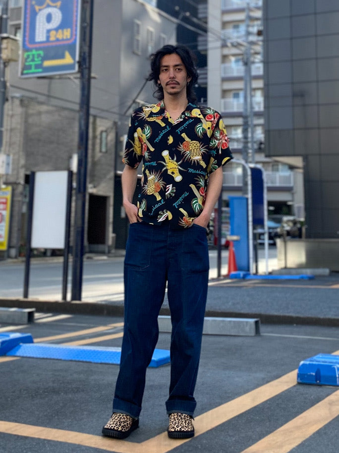 RAYON HAWAIIAN SHIRT “HAWAII MUSICAL”