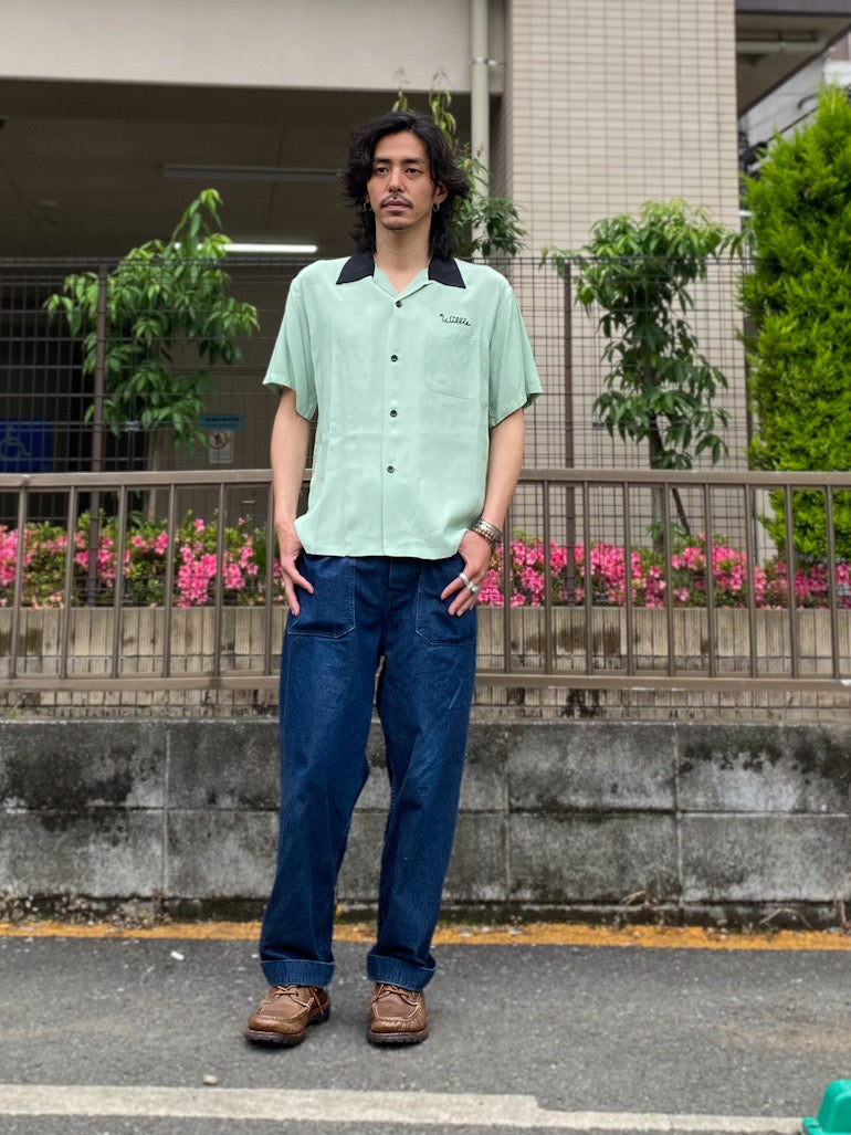 RAYON BOWLING SHIRT "ALONZO'S COFFEE SHOP INC."