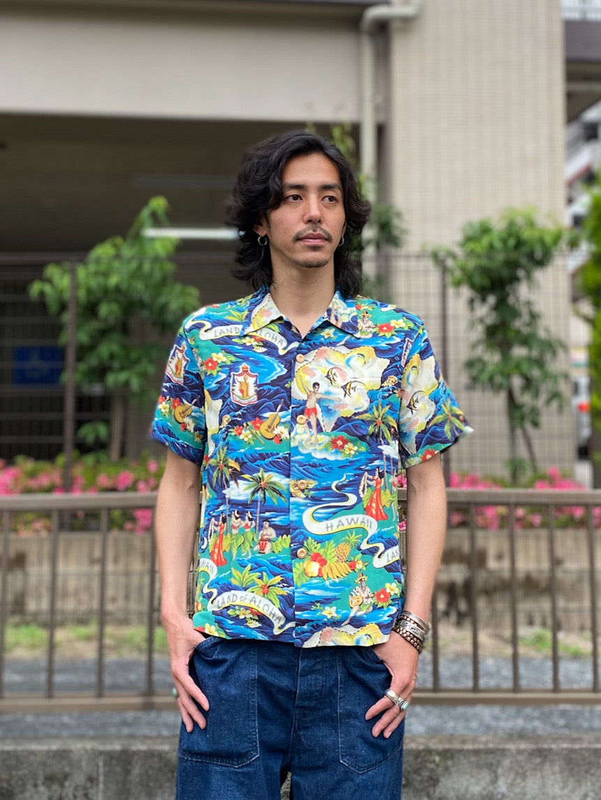 SUN SURF SPECIAL EDITION LAND OF ALOHA HALE HAWAII Aloha Shirt