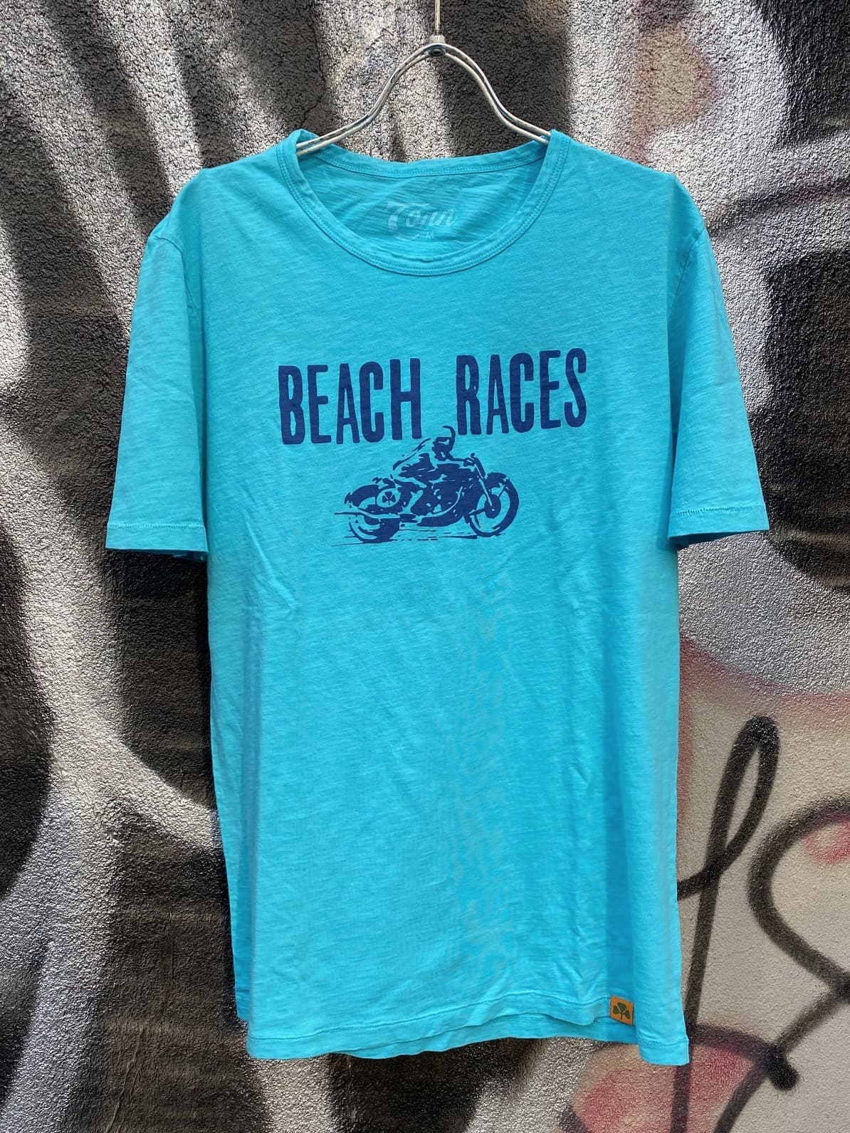 S/S PRINT TEE - BEACH RACES -
