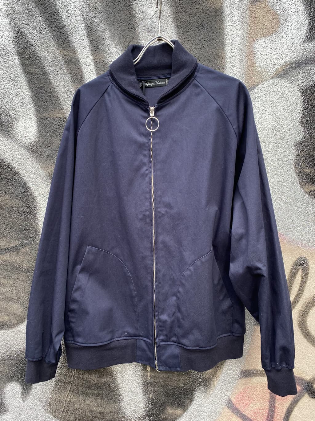 ”Ventile Gear"チノクロス ラグラン MA-1ブルゾン UK.NAVY