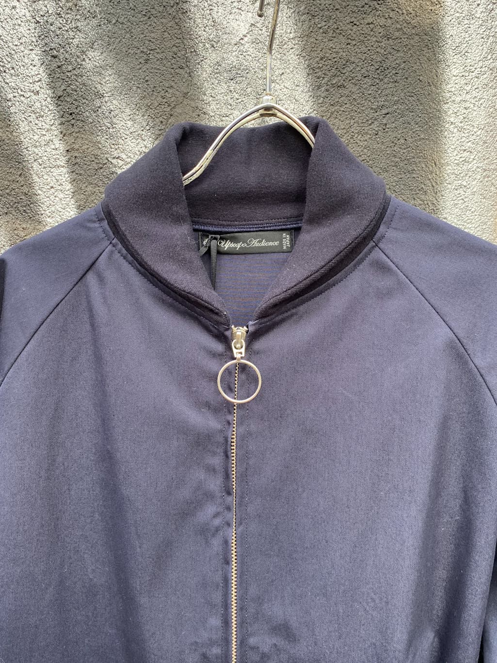 ”Ventile Gear"チノクロス ラグラン MA-1ブルゾン UK.NAVY