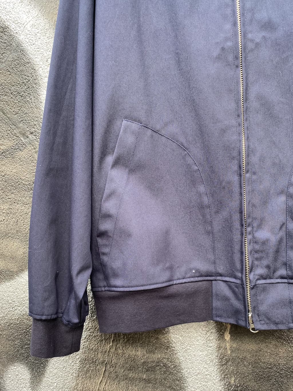 ”Ventile Gear"チノクロス ラグラン MA-1ブルゾン UK.NAVY