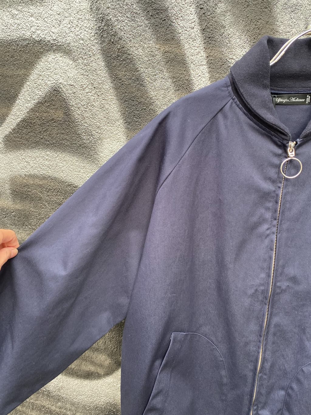 ”Ventile Gear"チノクロス ラグラン MA-1ブルゾン UK.NAVY