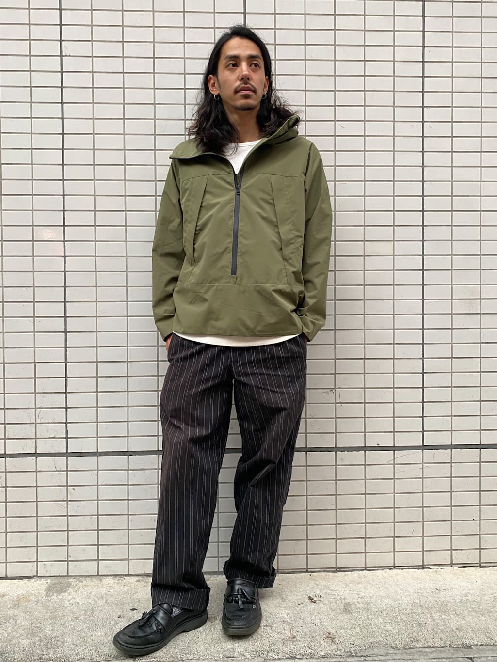 2レイヤーシェル アノラックパーカー