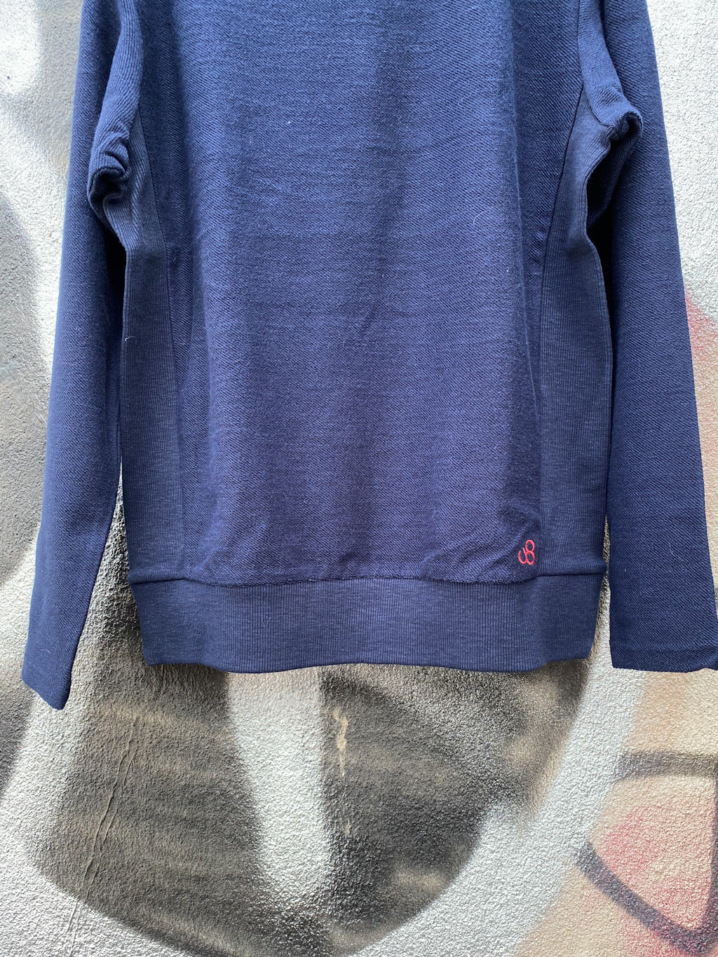 パイルロングスリーブTシャツ Navy