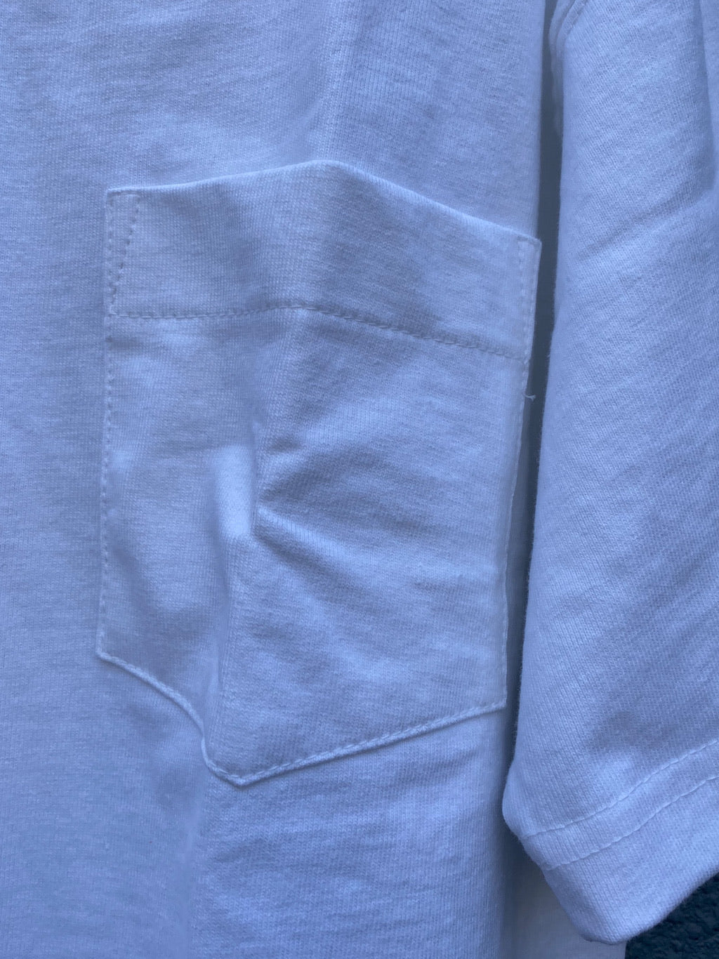 8oz.マックスウェイトポケットTシャツ white