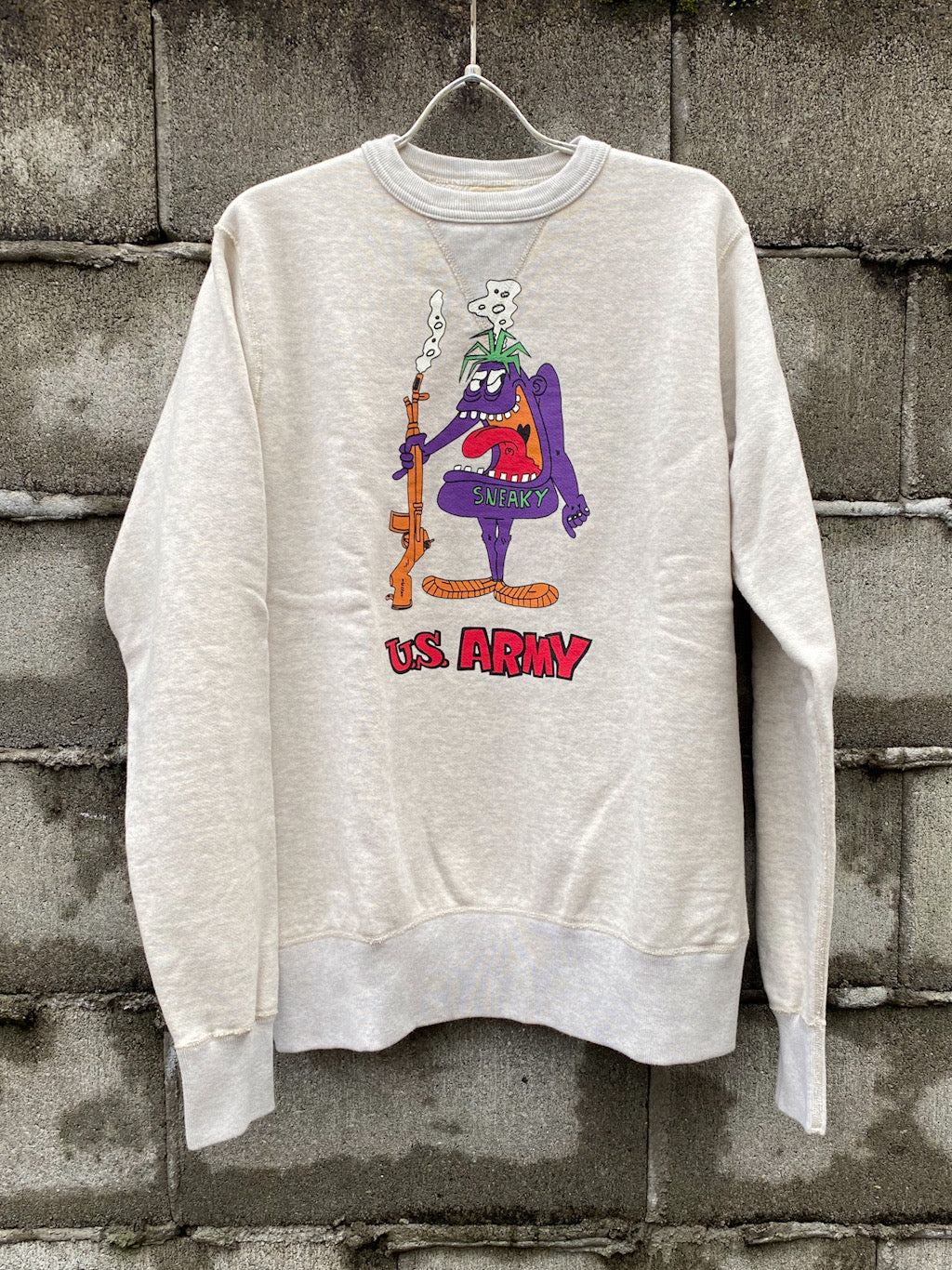 Set-In Crew Neck Sweat Shirts U.S.ARMY