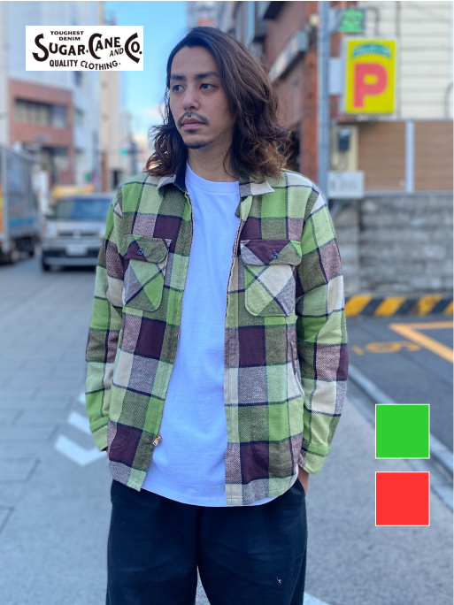 8.5oz. WINDOW CHECK ZIP SHIRT