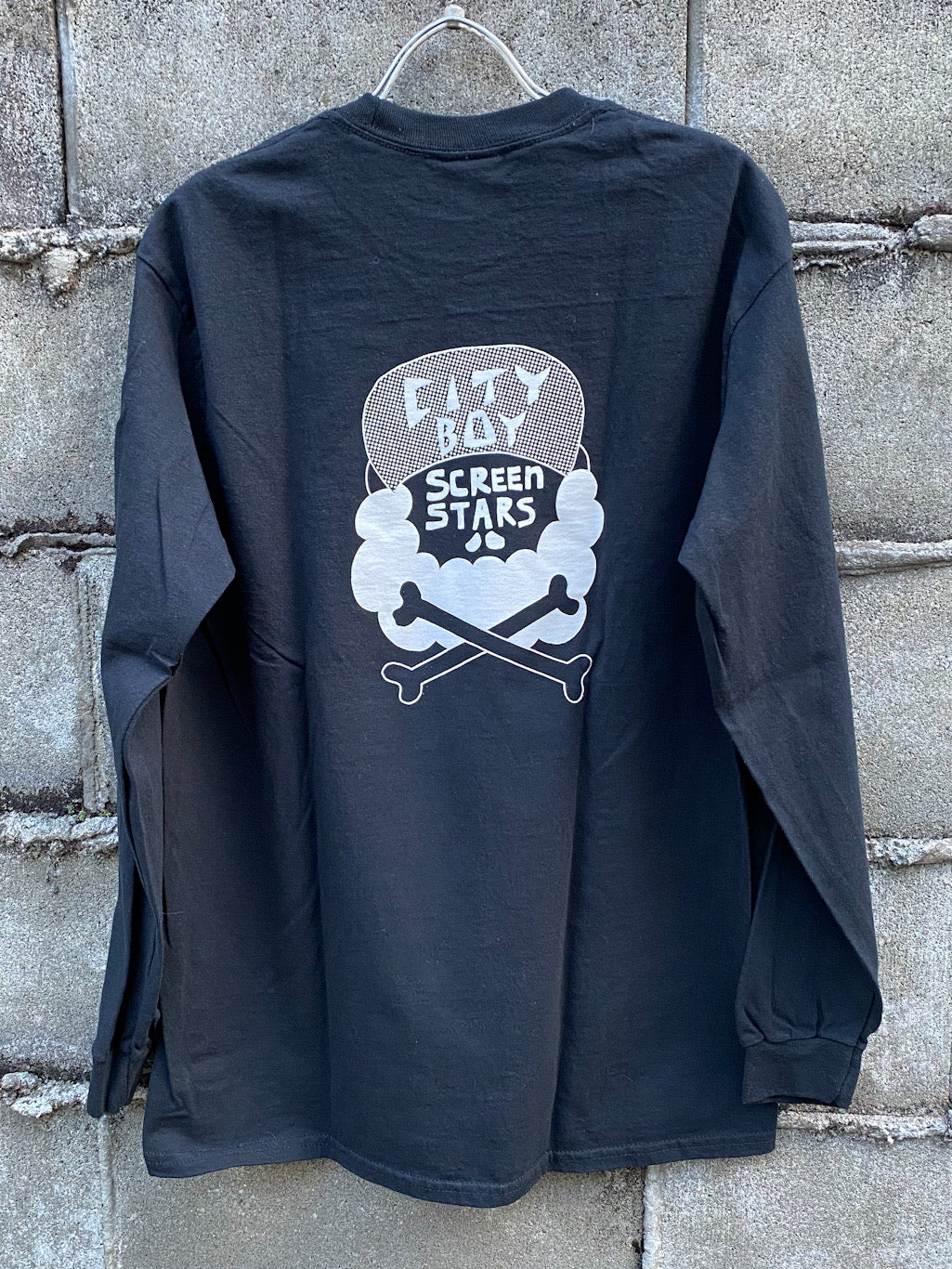 chi-bee ネルソンプリントロングスリーブTシャツ
