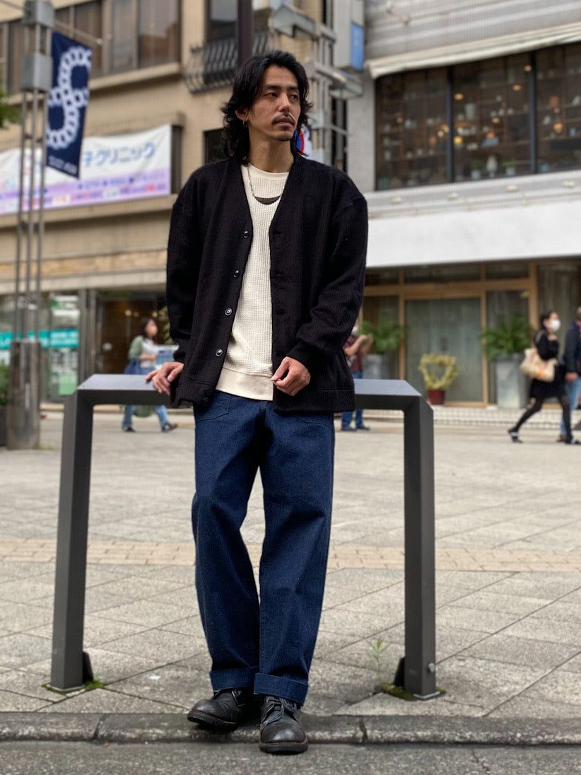 EXLANWOOL® (エクスランウール) シャギー カーディガン