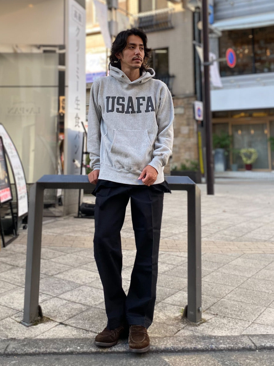Horizontal Knitting Sweat Parka “U.S. Air Force Academy”
