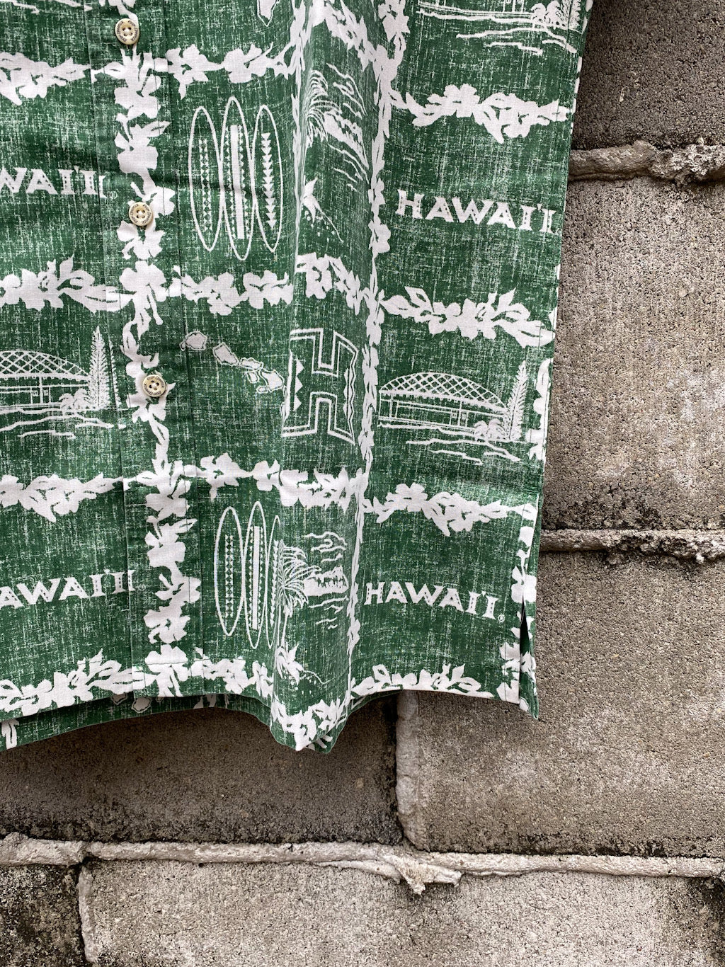 REYN SPOONER×COLLEGE ALOHA SHIRT