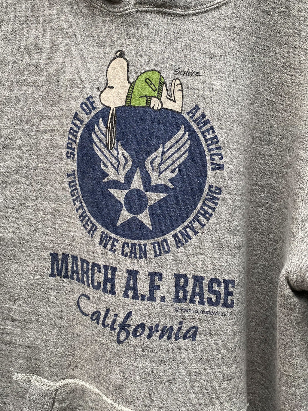 Buzz Rickson's × Peanuts Sweat Parka MARCH BASE