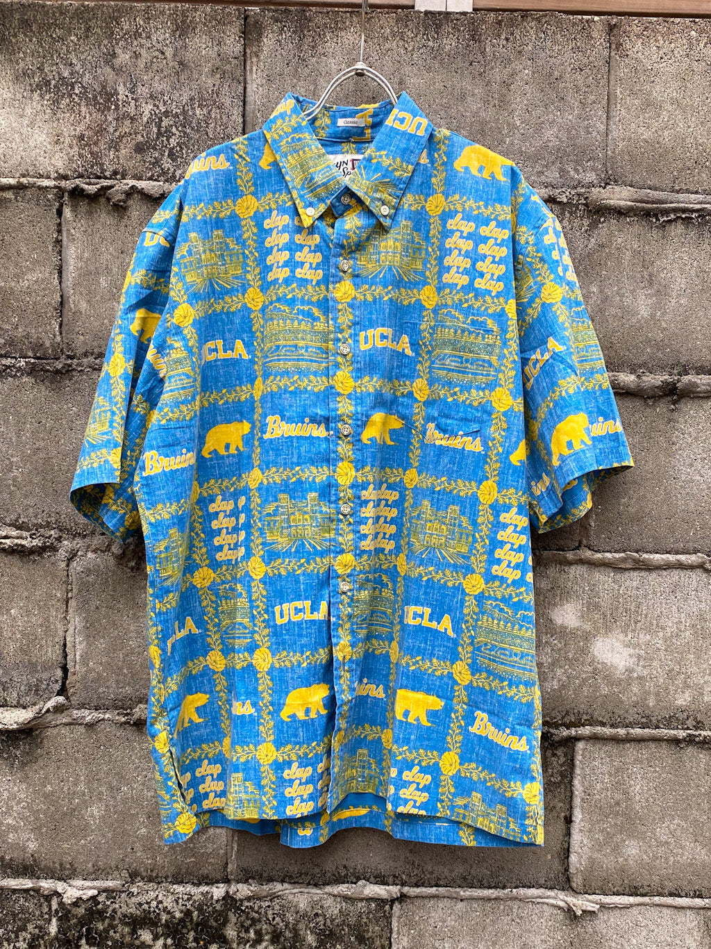REYN SPOONER×COLLEGE ALOHA SHIRT