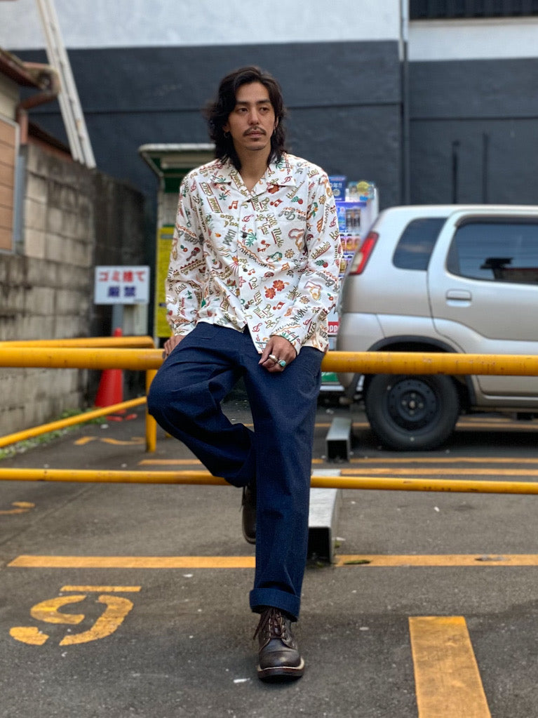 "SWEET LEILANI" Long Sleeve Cotton Flannel Shirt