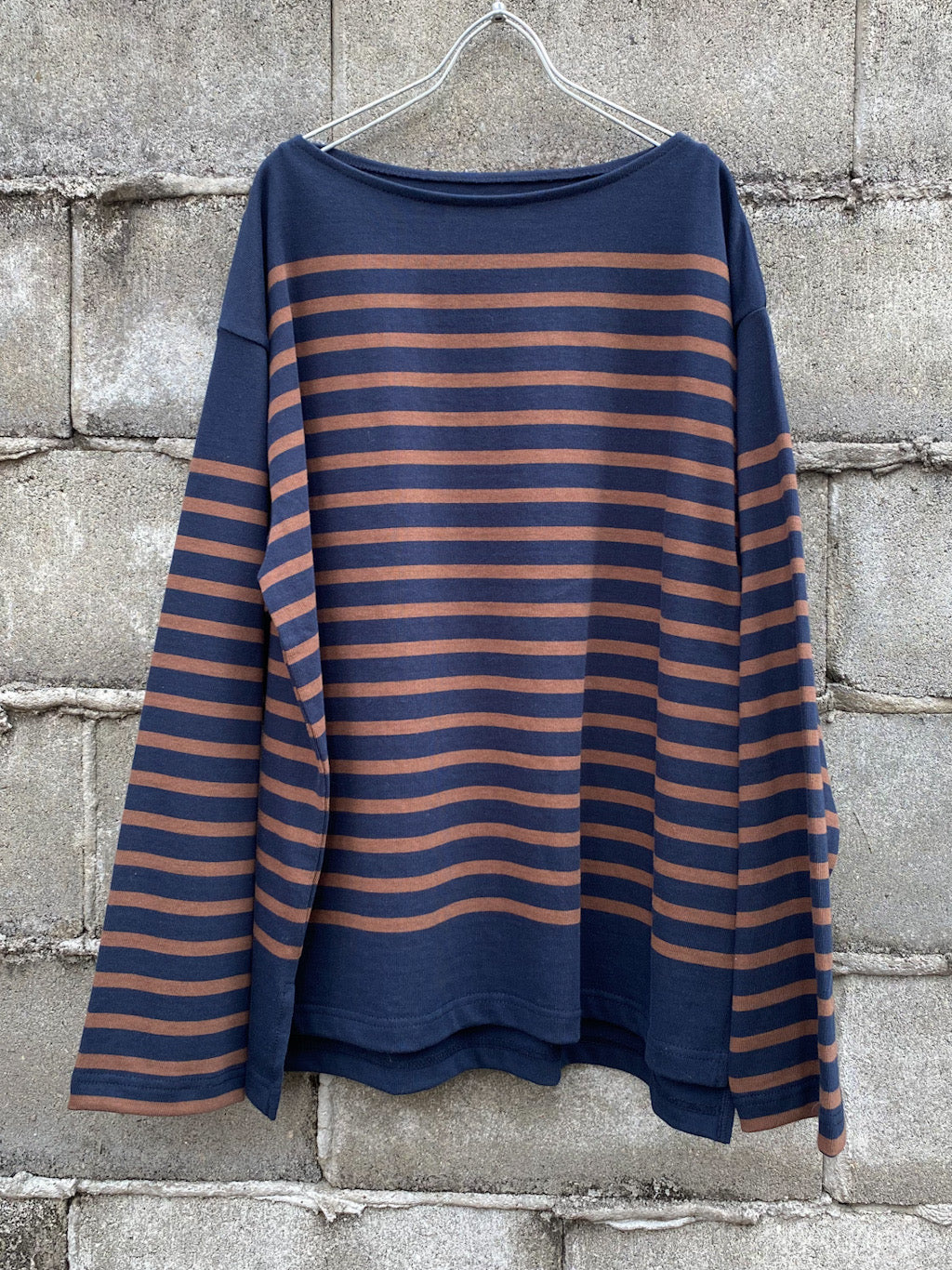 バスクボーダーロングスリーブTシャツ