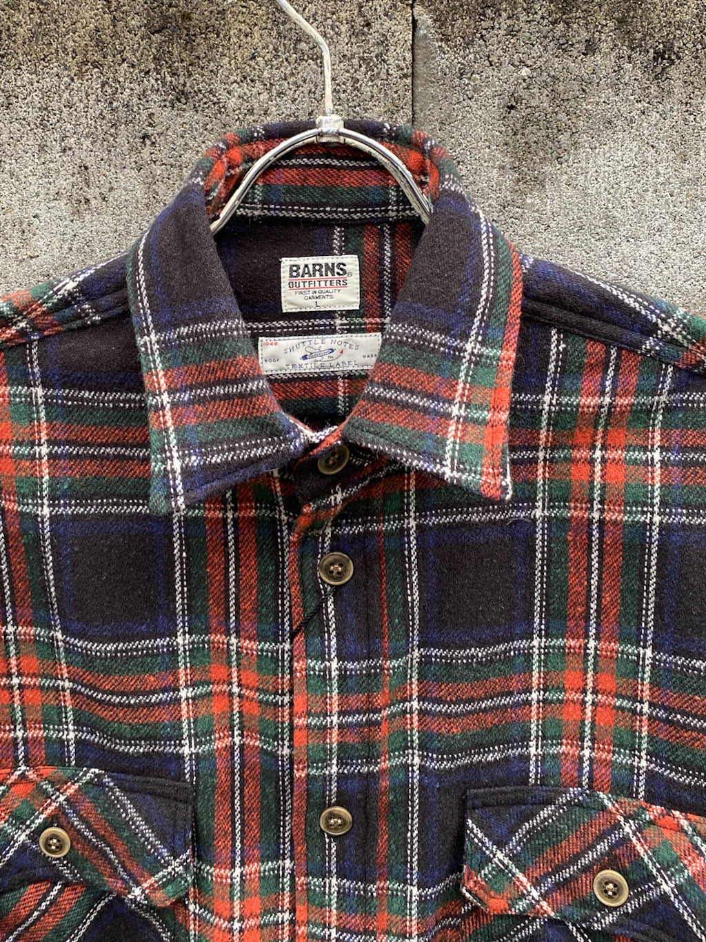 Flannel Big Silhouette Shirt