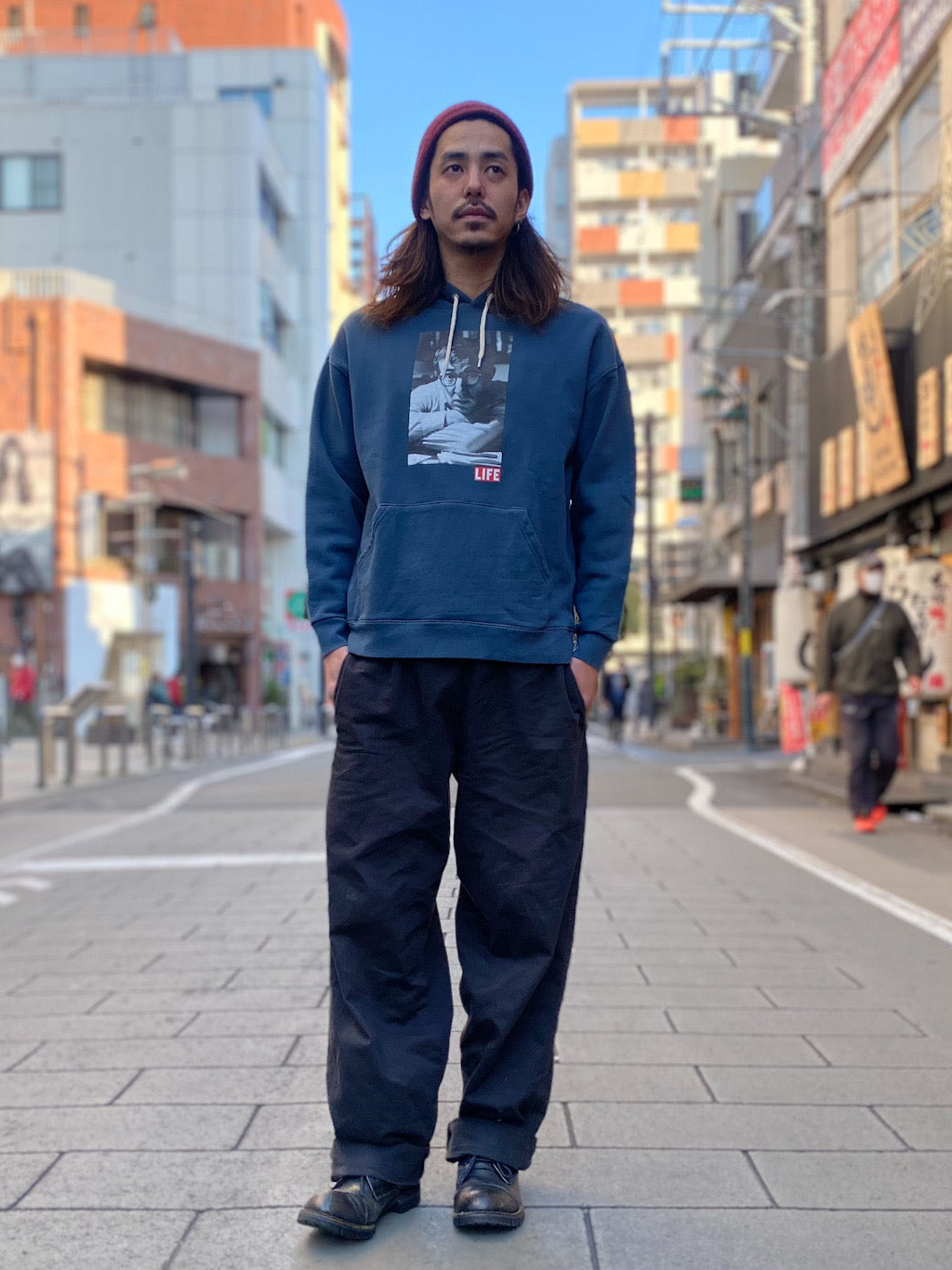 LIFE ウッディアレンスウェットパーカー