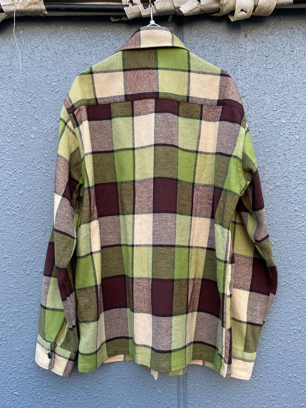 8.5oz. WINDOW CHECK ZIP SHIRT