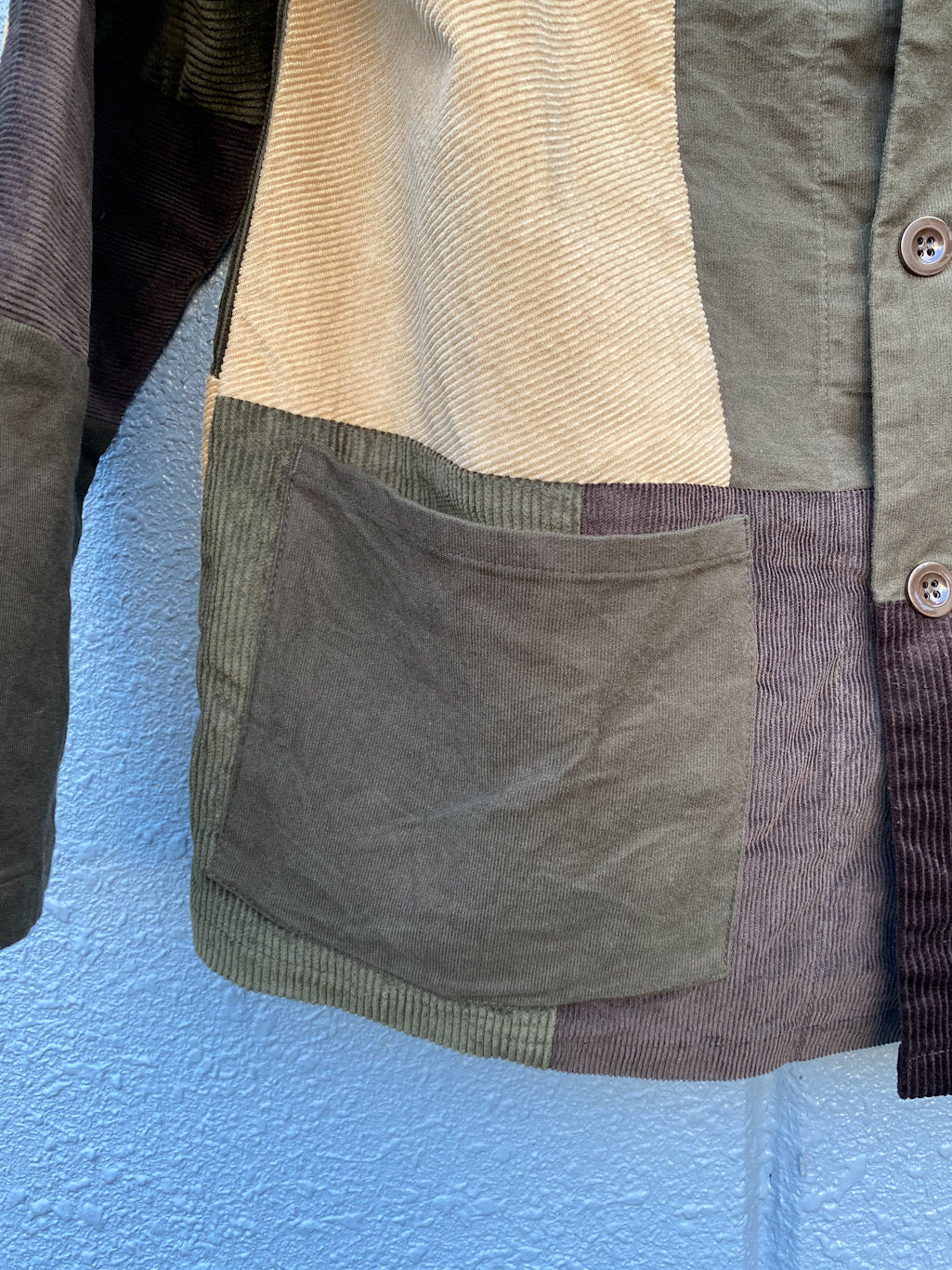 CorduroyPatchwork Jacket