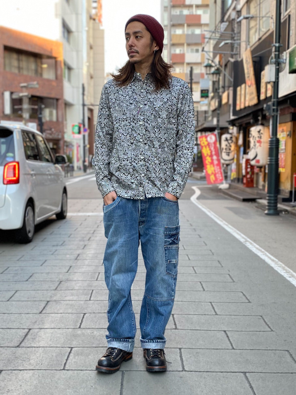 リバティ タナローンシャツ ストロベリーシーフ
