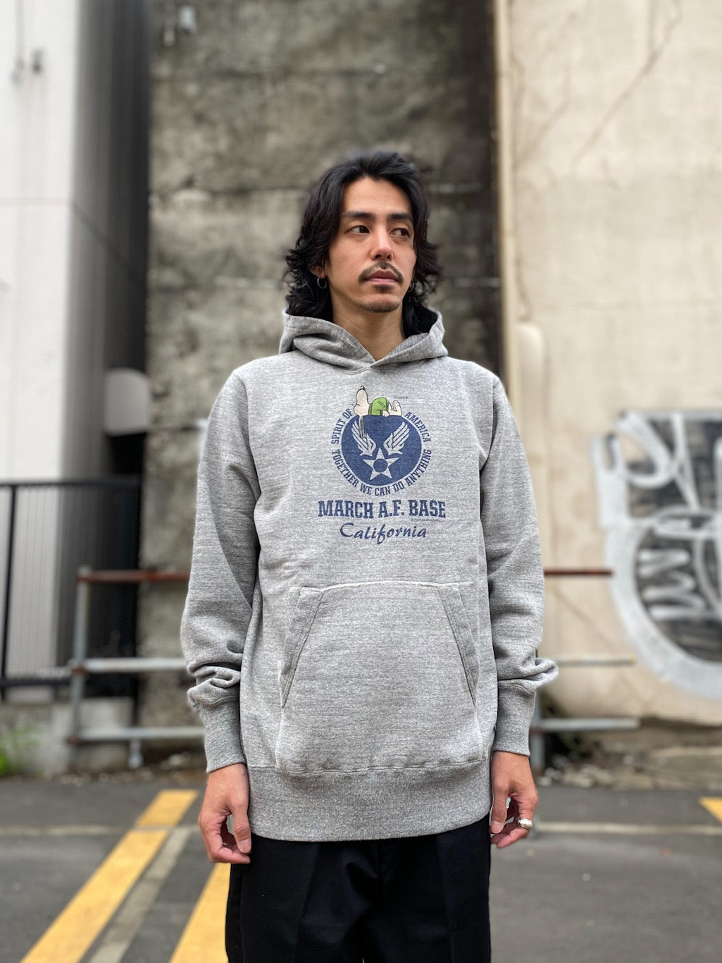 Buzz Rickson's × Peanuts Sweat Parka MARCH BASE