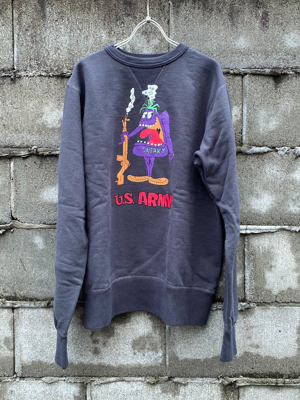 Set-In Crew Neck Sweat Shirts U.S.ARMY