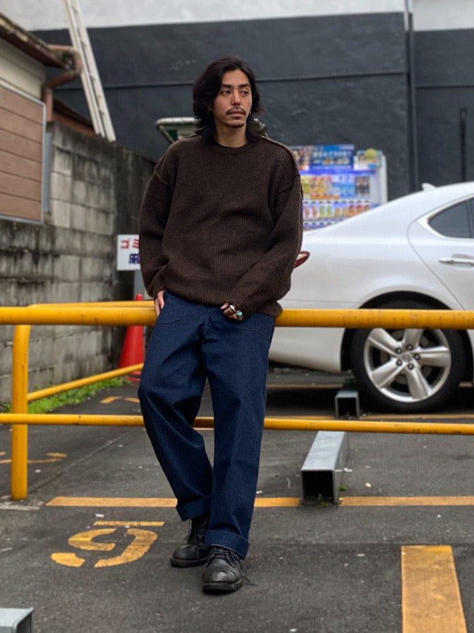 ファンシーヤーンクルーネック