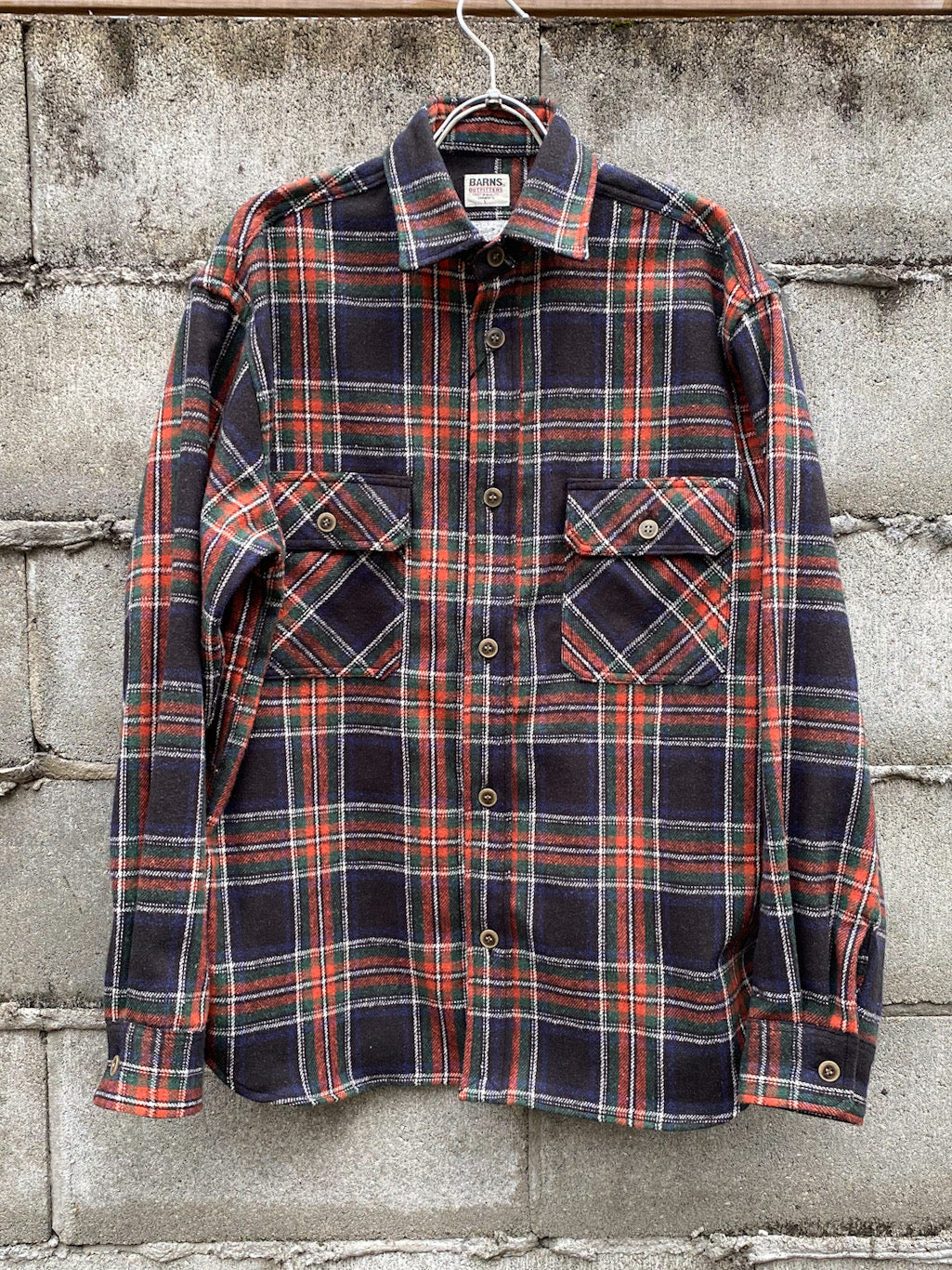 Flannel Big Silhouette Shirt