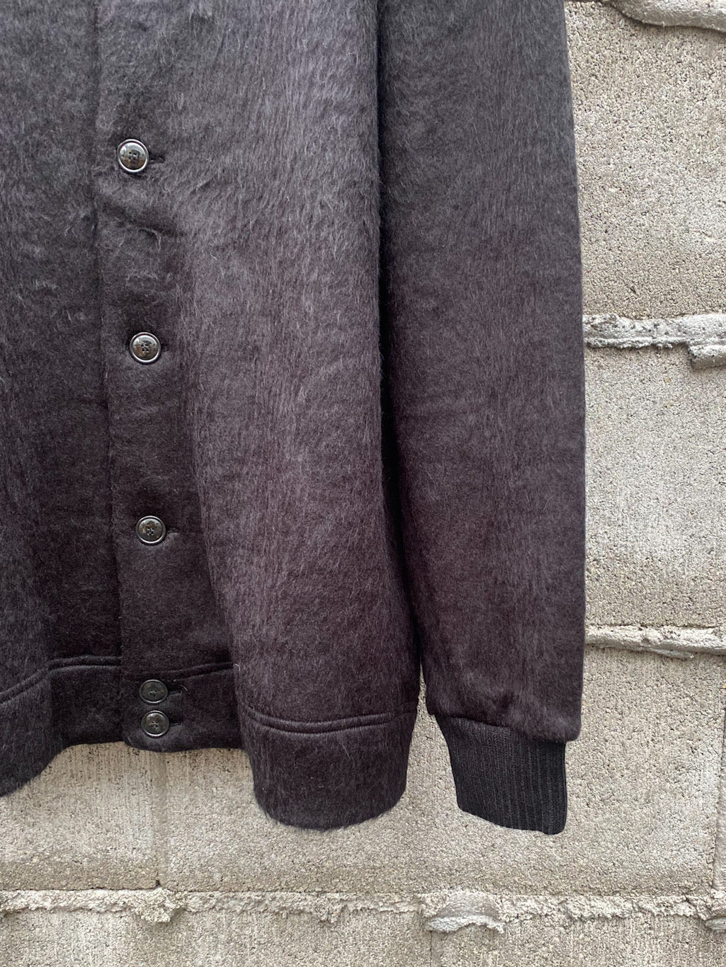 EXLANWOOL® (エクスランウール) シャギー カーディガン