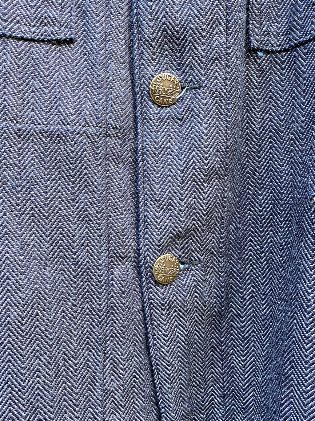 12oz. Indigo Cotton Tweed Work Coat