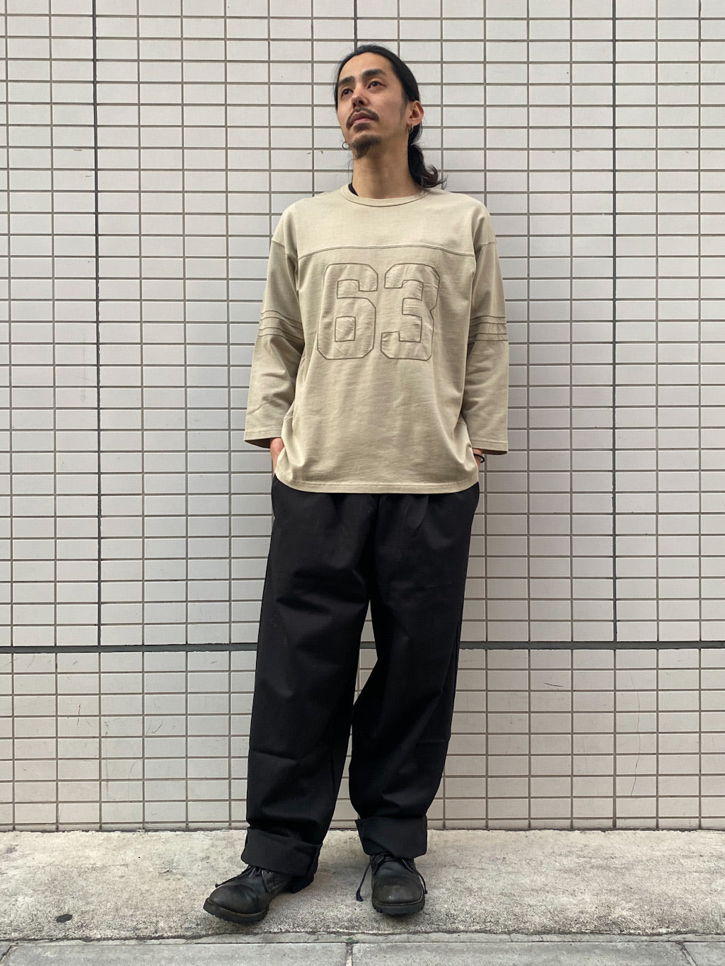 アメリカンフットボールT Beige